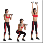 Combination of Dumbbell Z-Press and Split Squat-GymMembershipFees